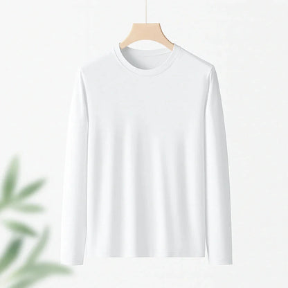 Men’s Premium Lenzing Modal Long Sleeve T-Shirt – Comfort, Style & Lightness in Every Touch