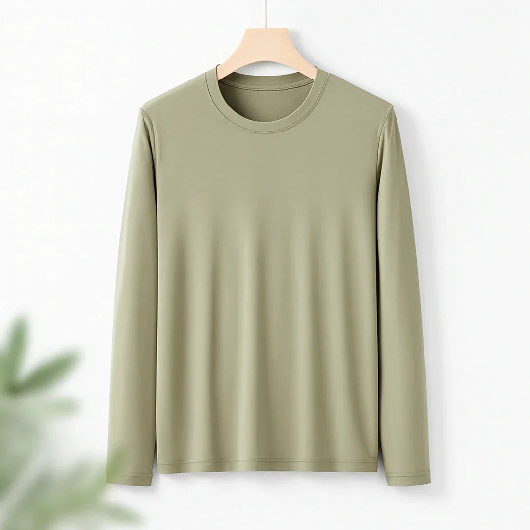 Men’s Premium Lenzing Modal Long Sleeve T-Shirt – Comfort, Style & Lightness in Every Touch