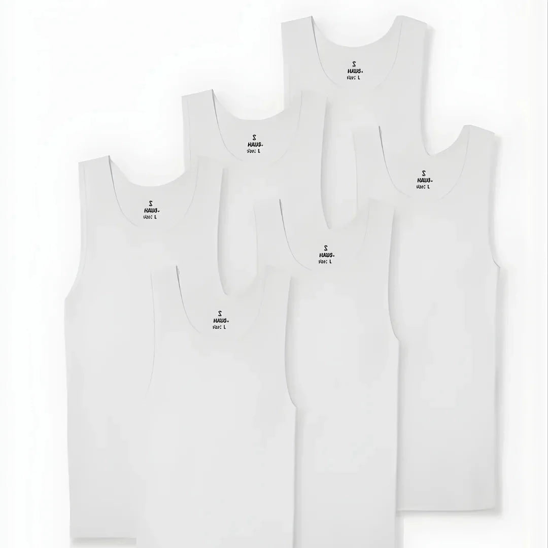Premium Ultra-Soft Cotton Fitted Tank Top 3-Pack Bundle