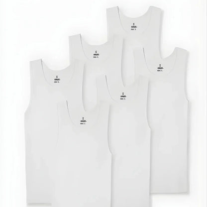 Premium Ultra-Soft Cotton Fitted Tank Top 3-Pack Bundle