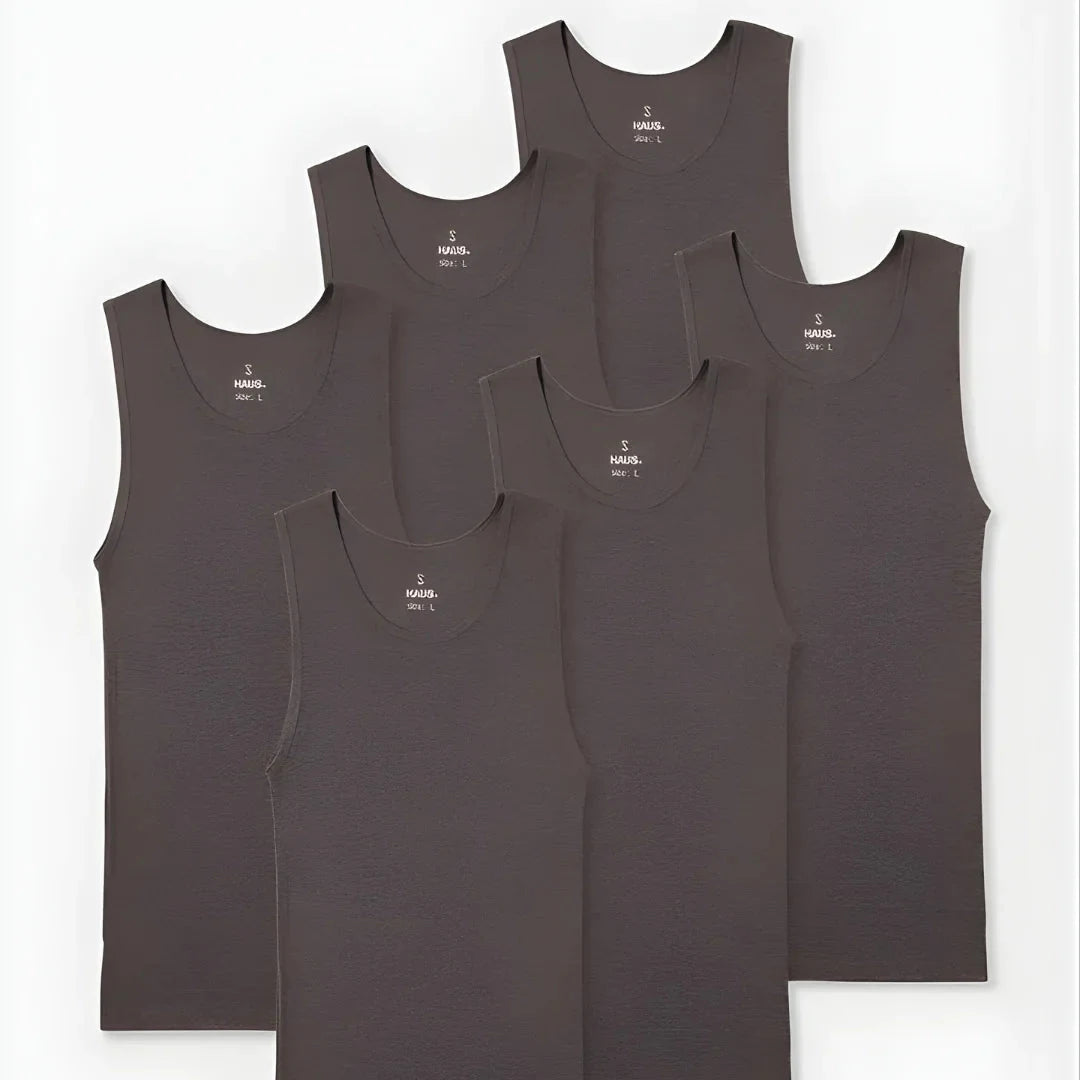 Premium Ultra-Soft Cotton Fitted Tank Top 3-Pack Bundle