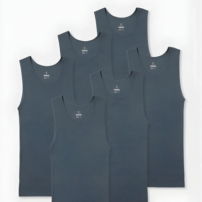 Premium Ultra-Soft Cotton Fitted Tank Top 3-Pack Bundle