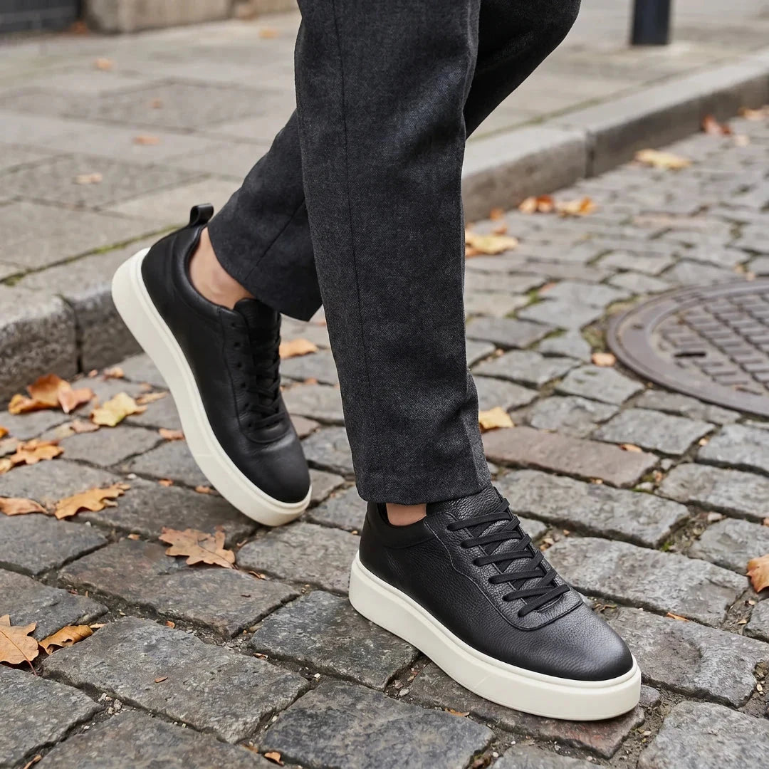 Sterling Classic Leather Sneakers + Free Premium Insole