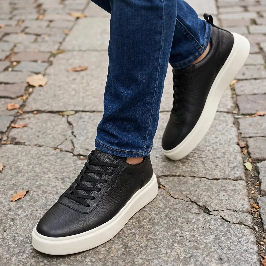 Sterling Classic Leather Sneakers + Free Premium Insole