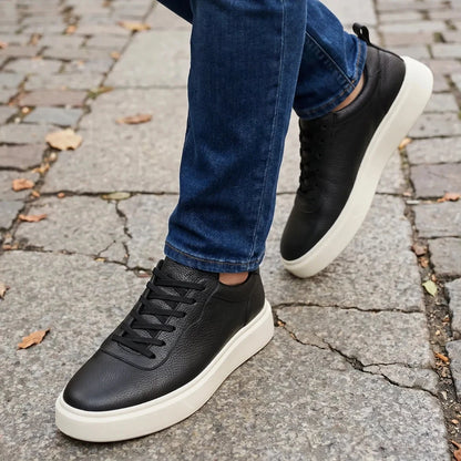 Sterling Classic Leather Sneakers + Free Premium Insole