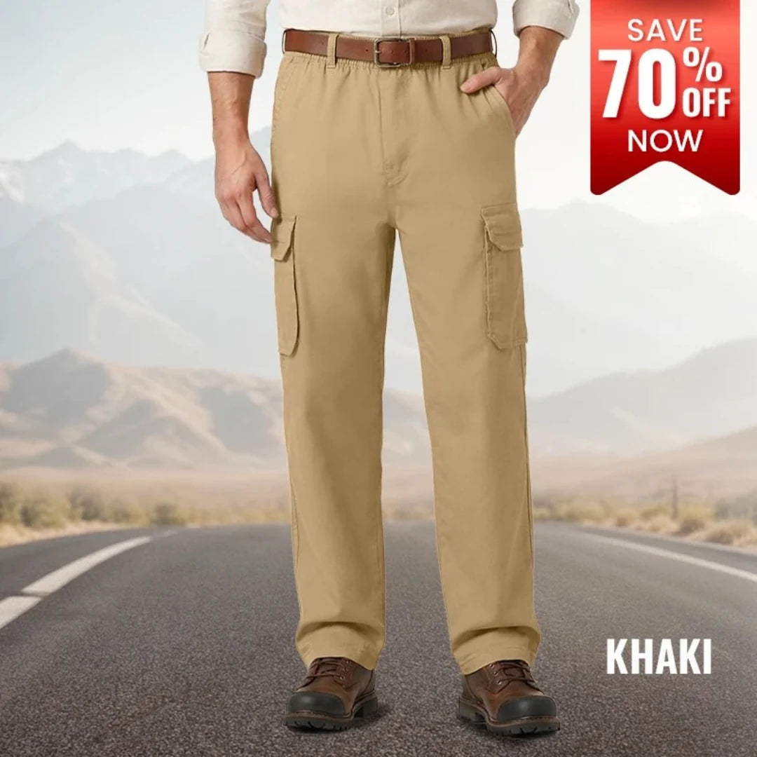 Ultra Comfort Flex Fit Cargo Trousers - 70% OFF TODAY + Free Shipping