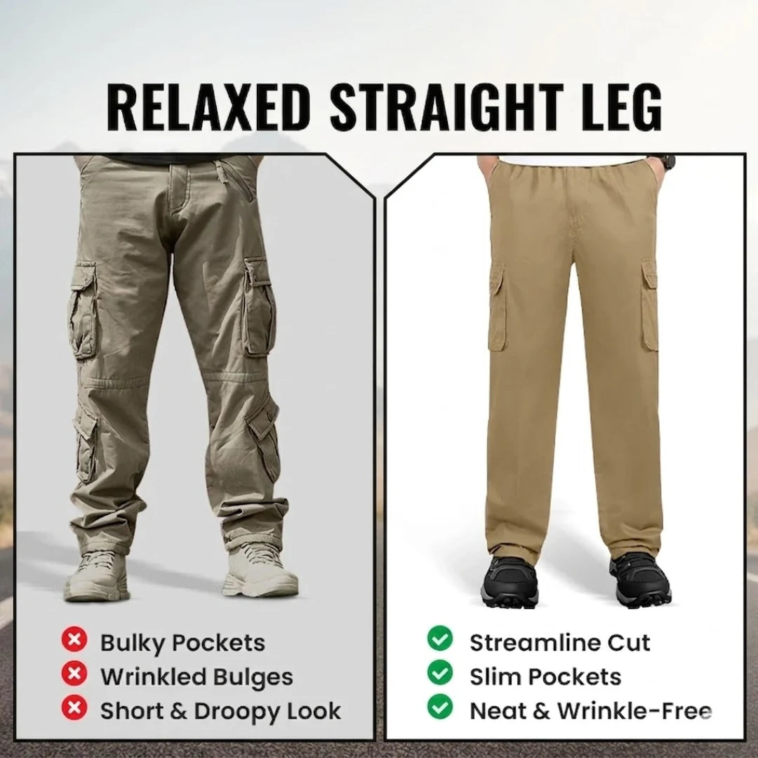 Ultra Comfort Flex Fit Cargo Trousers - 70% OFF TODAY + Free Shipping