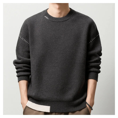 UrbanEase Knit Crew Sweater – Effortless Warmth & Modern Simplicity