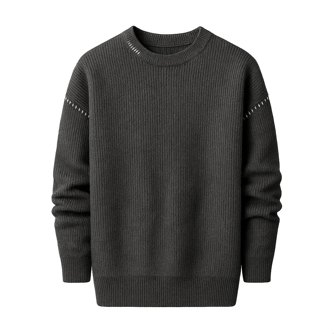 UrbanEase Knit Crew Sweater – Effortless Warmth & Modern Simplicity