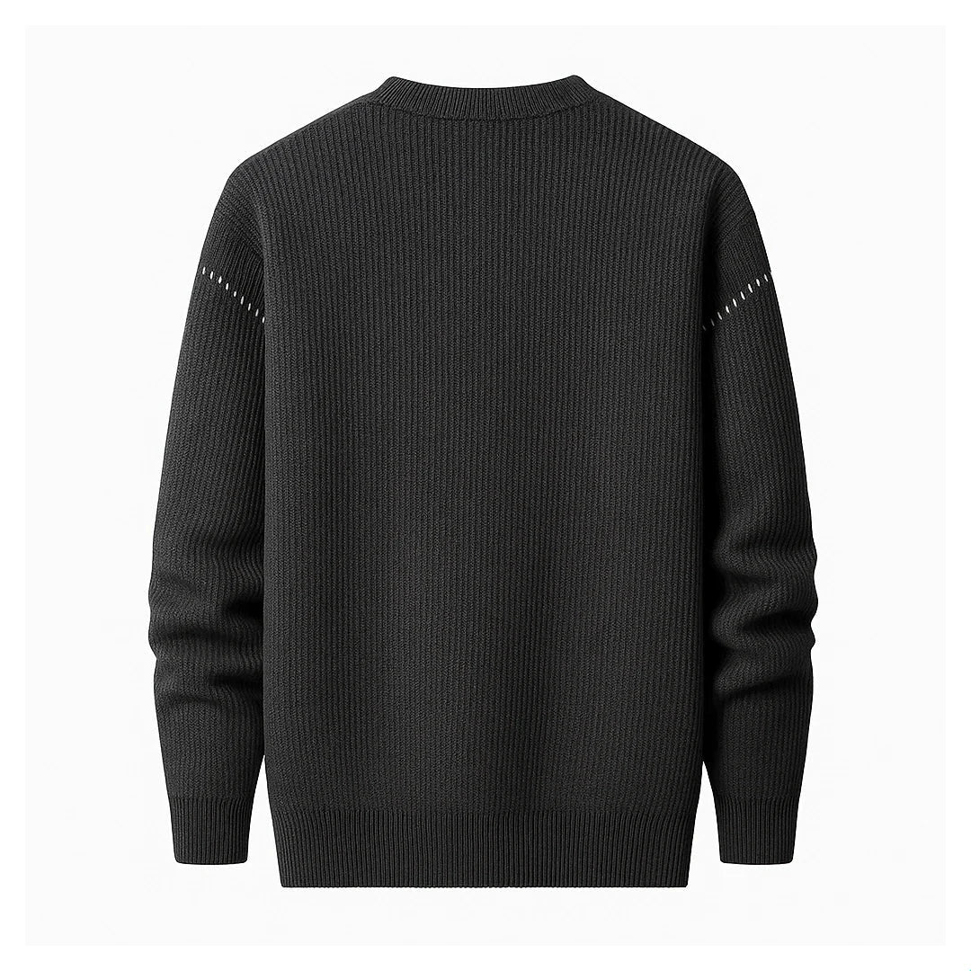 UrbanEase Knit Crew Sweater – Effortless Warmth & Modern Simplicity