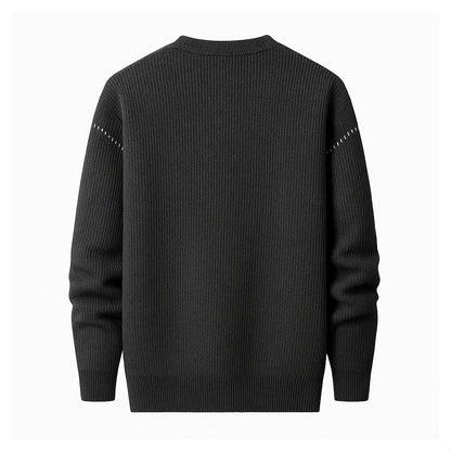 UrbanEase Knit Crew Sweater – Effortless Warmth & Modern Simplicity