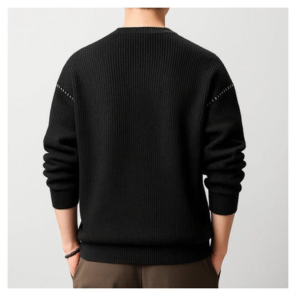 UrbanEase Knit Crew Sweater – Effortless Warmth & Modern Simplicity