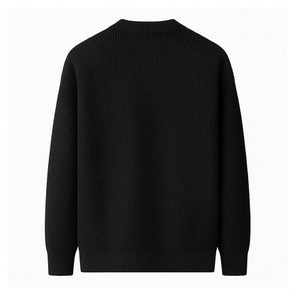 UrbanEase Knit Crew Sweater – Effortless Warmth & Modern Simplicity