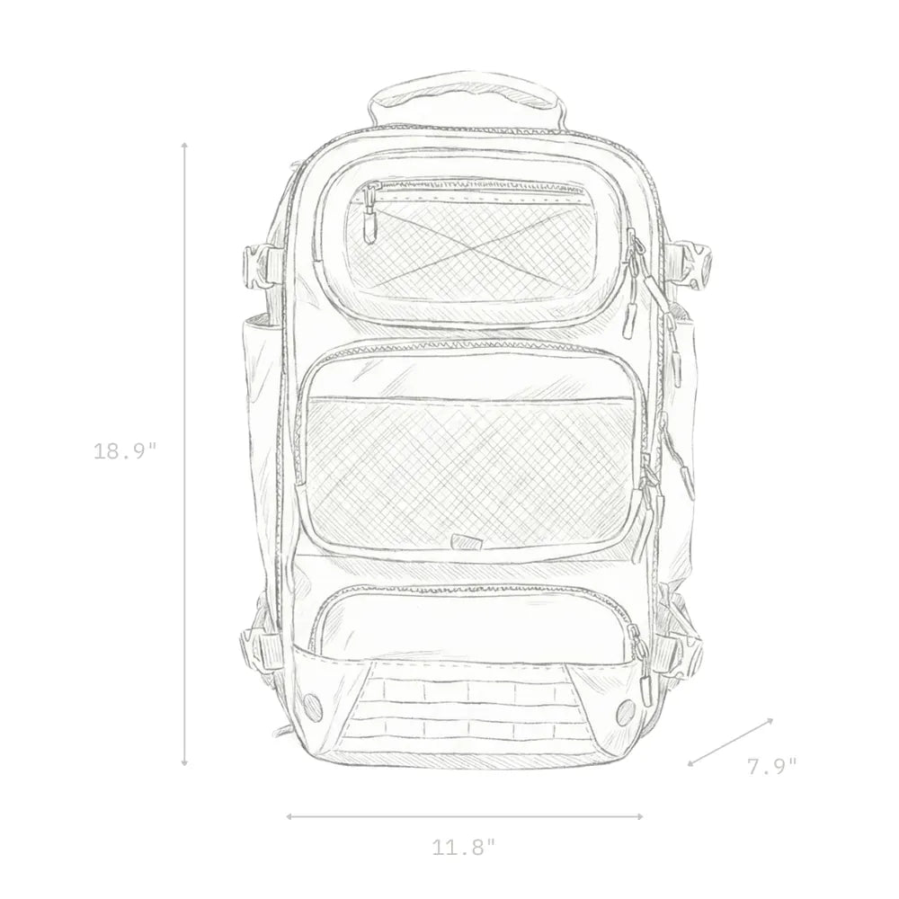 Backpack dimensions